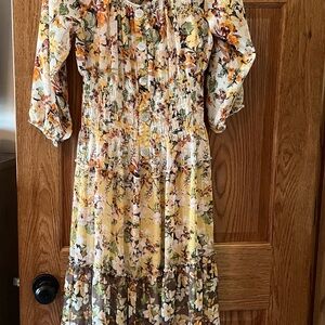 Floral Smocked Women's Dress